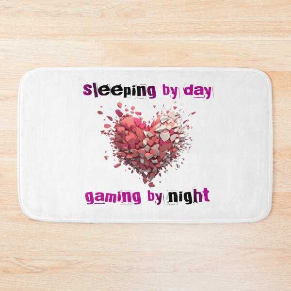 Item preview, Valentines day sleeping by day gaming by night  designed and sold by SHOP SOUS⭐⭐⭐⭐⭐.