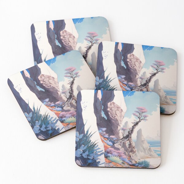 Item preview, Morning Light on the Alien Cliff designed and sold by riquishop.