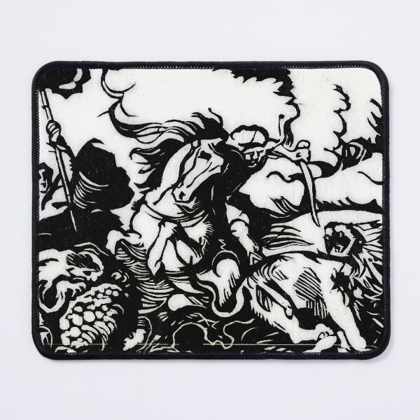 Item preview, Franz Marc Art Prints Lion hunt for Delacroix Franz Marc designed and sold by TeeARTHY.