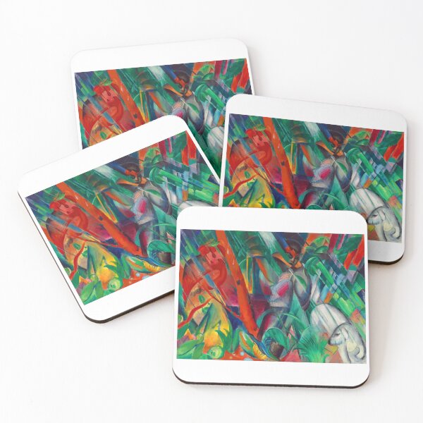 Item preview, Franz Marc Art Prints  In the Rain Franz Marc  designed and sold by TeeARTHY.