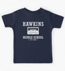 Fremde Dinge Hawkins Mittelschule AV Club Kinder T-Shirt
