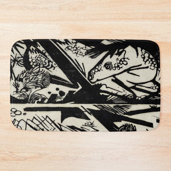 Item preview, Franz Marc Art Prints  Horse and hedgehog  Franz Marc  designed and sold by TeeARTHY.