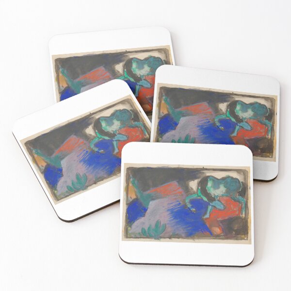 Item preview, Franz Marc Art Prints Green Horse in Landscape Franz Marc  designed and sold by TeeARTHY.