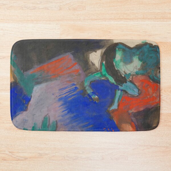 Item preview, Franz Marc Art Prints Green Horse in Landscape Franz Marc  designed and sold by TeeARTHY.