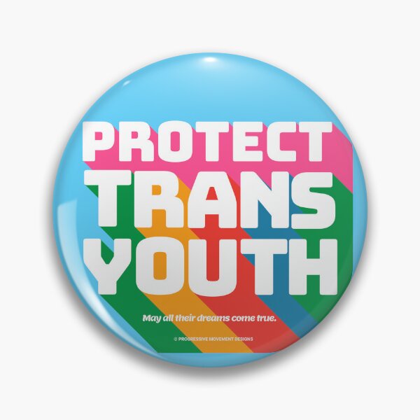 Item preview, PMD00343 Progressive Movement Designs Protect Trans Youth Kids anti bullying message for LGBTQ progressives or ally designed and sold by ProgressiveLeft.