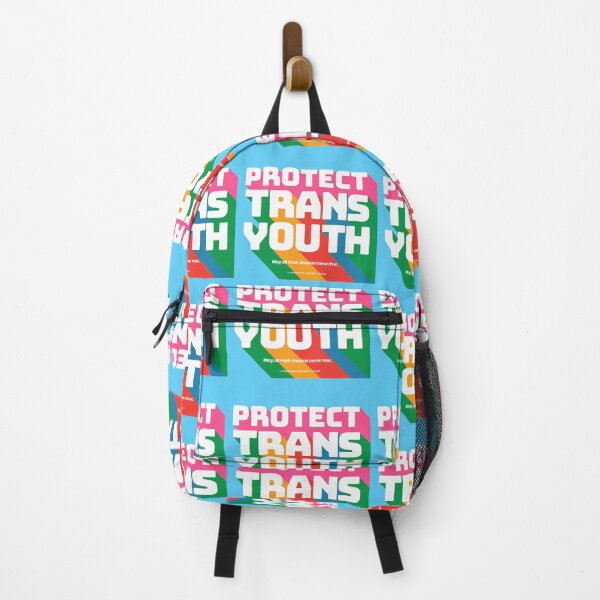 Item preview, PMD00343 Progressive Movement Designs Protect Trans Youth Kids anti bullying message for LGBTQ progressives or ally designed and sold by ProgressiveLeft.