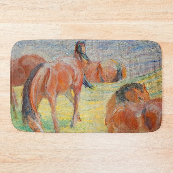 Item preview, Franz Marc Art Prints  Grazing Horses I  Franz Marc  designed and sold by TeeARTHY.