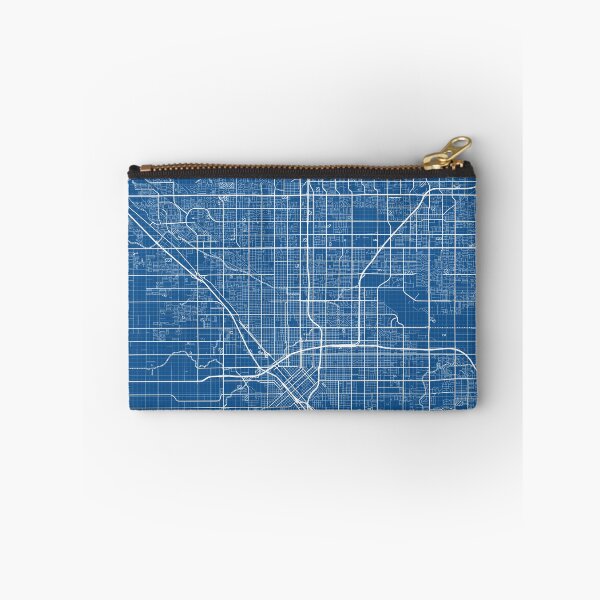 Item preview, Fresno City Map of California, USA - Blueprint designed and sold by deMAP.