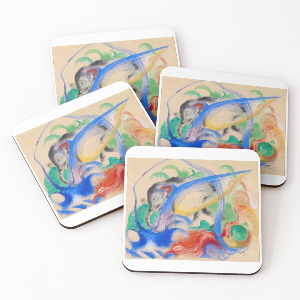 Item preview, Franz Marc Art Prints  Fairy Animal Franz Marc  designed and sold by TeeARTHY.