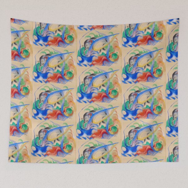 Item preview, Franz Marc Art Prints  Fairy Animal Franz Marc  designed and sold by TeeARTHY.