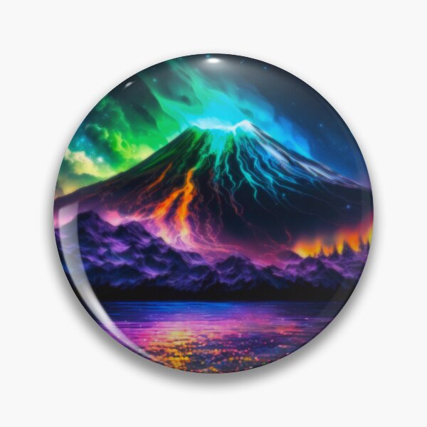 Item preview, Vibrant Mt Fuji designed and sold by Sevastra33.