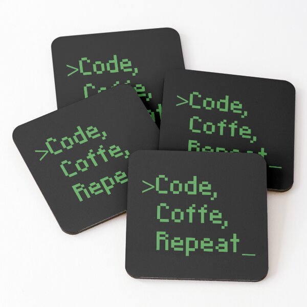 Item preview, Code, Coffee, Repeat designed and sold by LeoLabs.