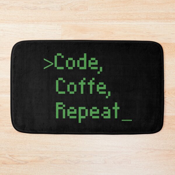 Item preview, Code, Coffee, Repeat designed and sold by LeoLabs.