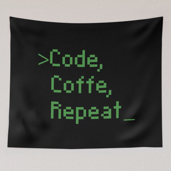Item preview, Code, Coffee, Repeat designed and sold by LeoLabs.