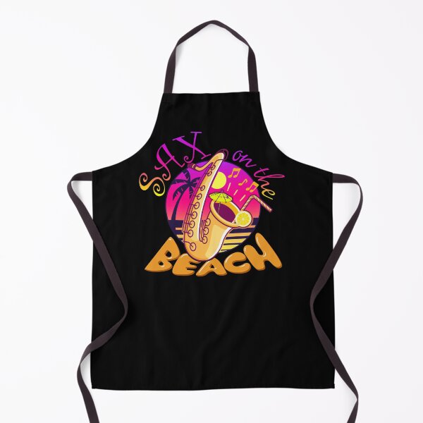 Item preview, SAX ON THE BEACH - MUSIC & COCKTAIL PUN designed and sold by KoolDsignsMUSIC.