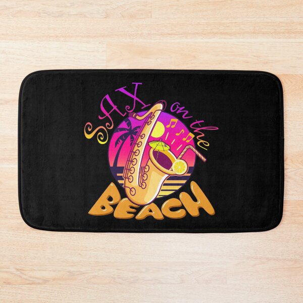 Item preview, SAX ON THE BEACH - MUSIC & COCKTAIL PUN designed and sold by KoolDsignsMUSIC.