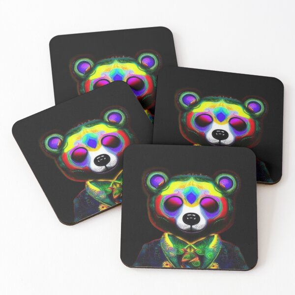 Item preview, Psychedelic Bear 2 designed and sold by Dose of Dysfunction.