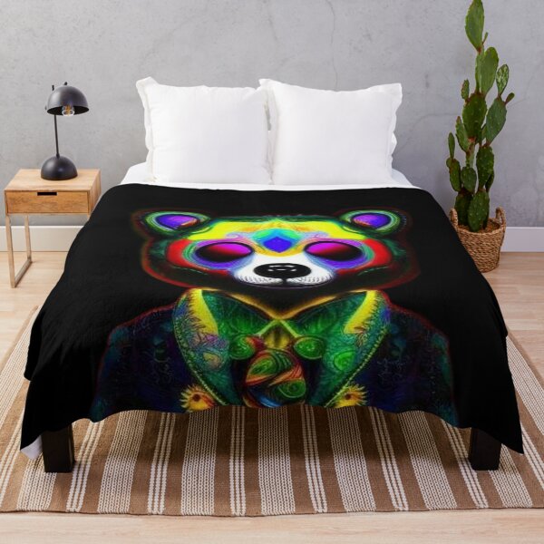 Item preview, Psychedelic Bear 2 designed and sold by Dose of Dysfunction.