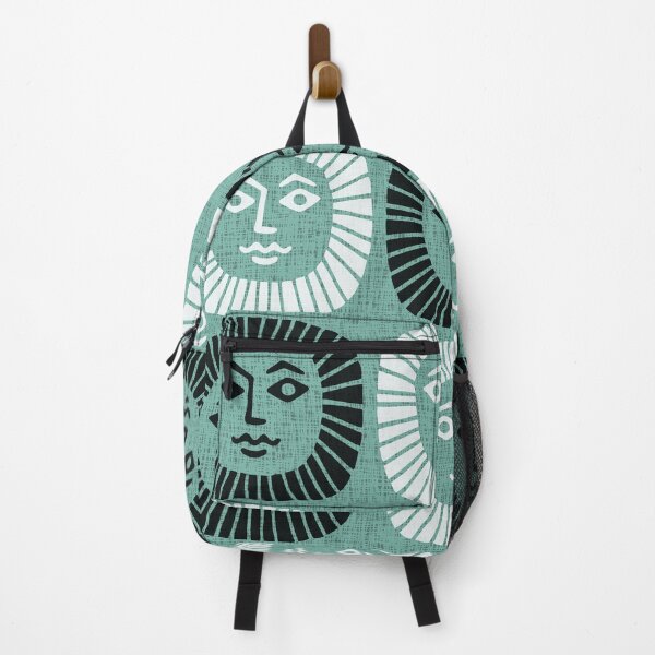 Item preview, Mid Century Modern Atomic Sunburst 335 Mint Green and Black designed and sold by tonymagnerart.