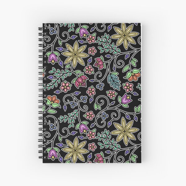 Aperçu de l'œuvre Motif floral indigène créée et vendue par WaabigwanGiizis.