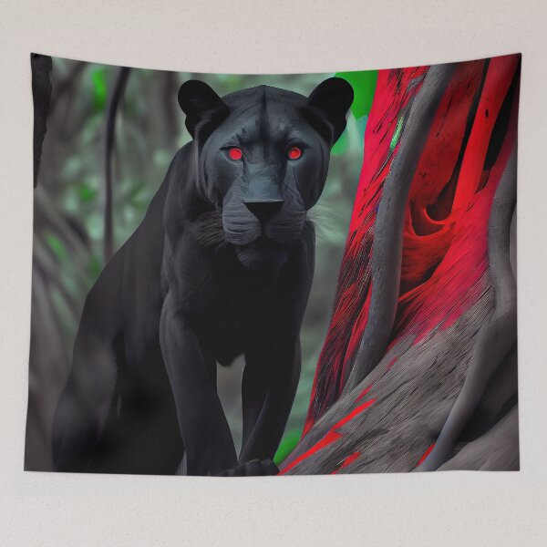 Item preview, Black Jaguar designed and sold by OccultDreams.