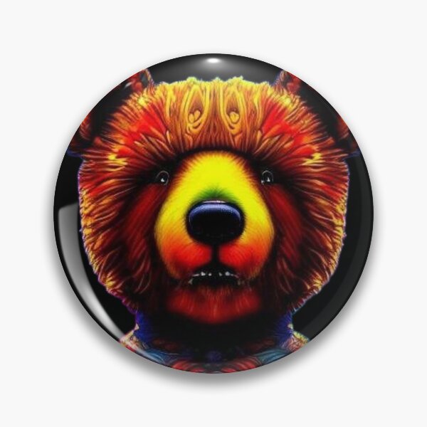 Item preview, Psychedelic Bear 3 designed and sold by Dose of Dysfunction.