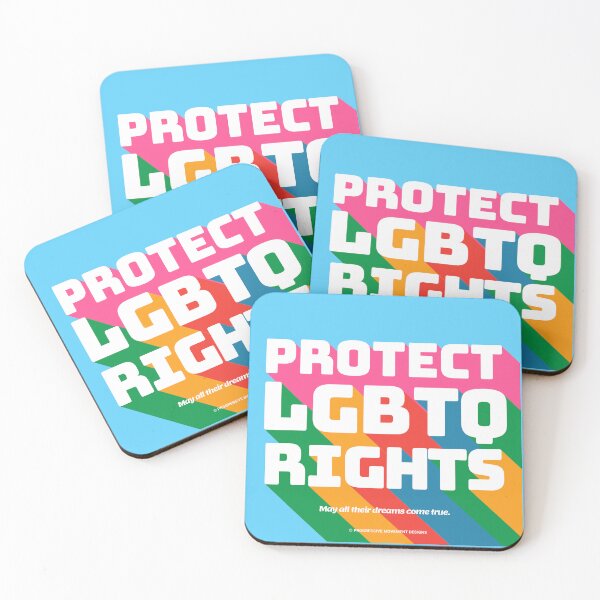 Item preview, PMD00345 Progressive Movement Designs Protect LGBTQ Rights anti bullying message for LGBTQ progressives or ally designed and sold by ProgressiveLeft.