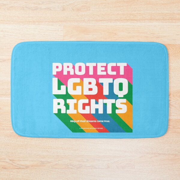 Item preview, PMD00345 Progressive Movement Designs Protect LGBTQ Rights anti bullying message for LGBTQ progressives or ally designed and sold by ProgressiveLeft.