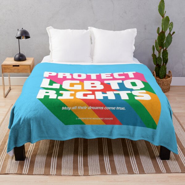 Item preview, PMD00345 Progressive Movement Designs Protect LGBTQ Rights anti bullying message for LGBTQ progressives or ally designed and sold by ProgressiveLeft.