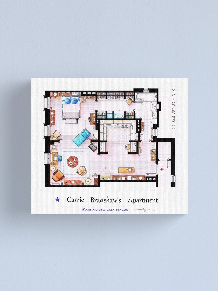 Sex Amp The City Apartment Canvas Print By Nikneuk Redbubble