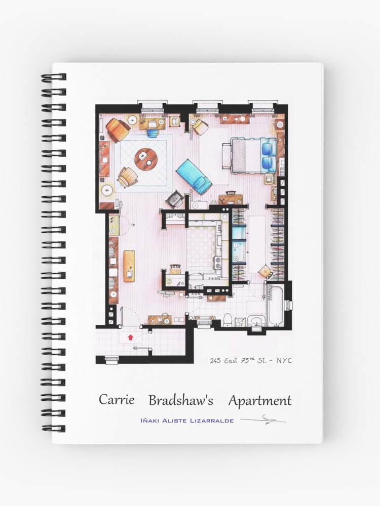 Sex Amp The City Apartment Spiral Notebook By Nikneuk Redbubble