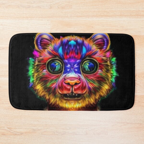 Item preview, Psychedelic Bear 5 designed and sold by Dose of Dysfunction.