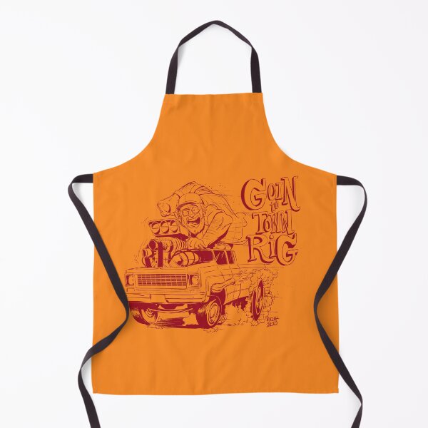 Item preview, Goin to Town Rig Red graphic designed and sold by WarrenMuzakArt.