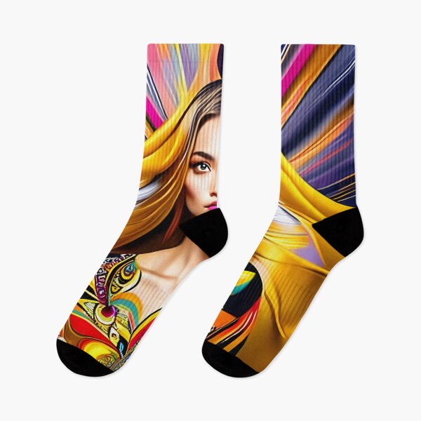 Item preview, A Splash of Colorful Woman's Portrait designed and sold by artmanikin.