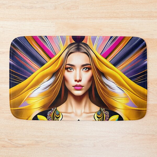 Item preview, A Splash of Colorful Woman's Portrait designed and sold by artmanikin.