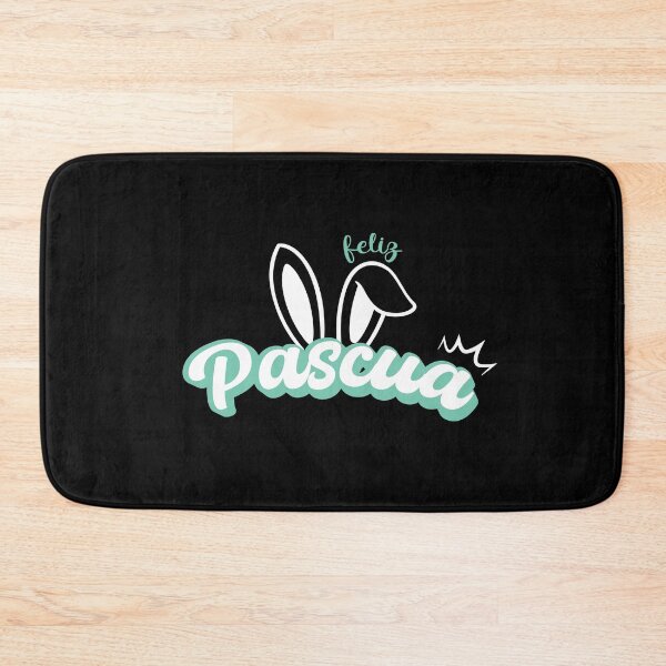 Item preview, Feliz Pascua Happy Easter Spanish text - conejos de pascua - easter bunny designed and sold by ALLURE-minimal.