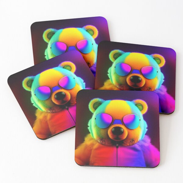 Item preview, Psychedelic Bear 6 designed and sold by Dose of Dysfunction.