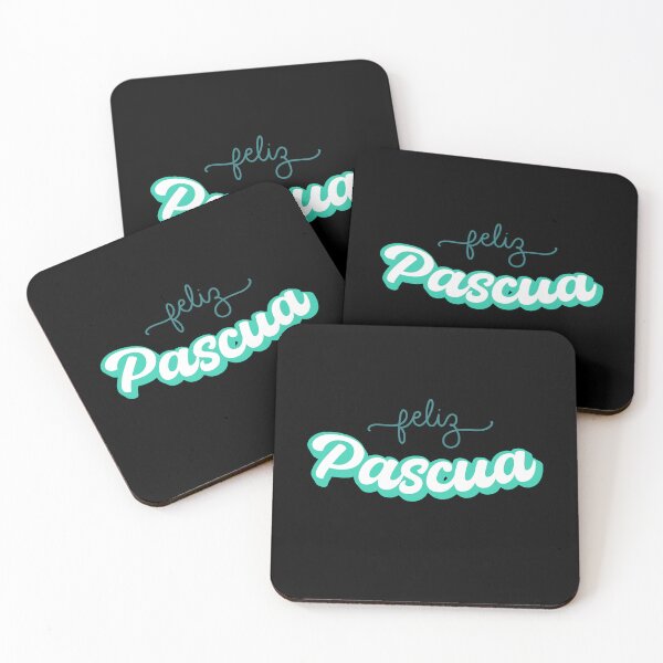 Item preview, Feliz Pascua Happy Easter Spanish text designed and sold by ALLURE-minimal.