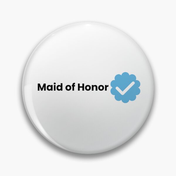 Item preview, Maid of Honor (black) designed and sold by Allyoudois.