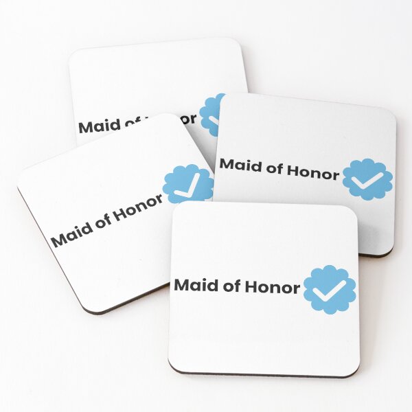 Item preview, Maid of Honor (black) designed and sold by Allyoudois.