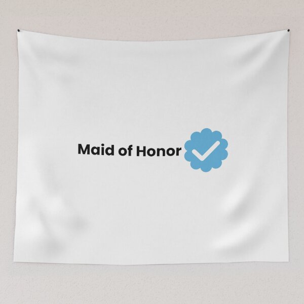 Item preview, Maid of Honor (black) designed and sold by Allyoudois.