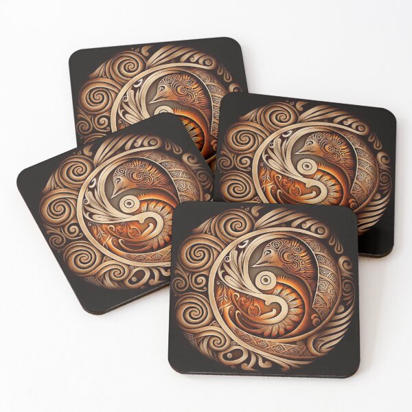 Artikelvorschau, Maori Art Pattern - Indigene polynesische Geschichte - Neuseeland entworfen und verkauft von Styrman.