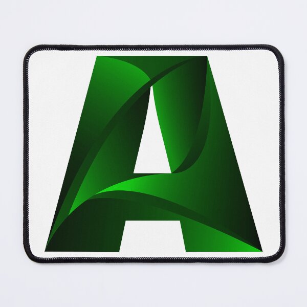 Item preview, Green letter A made of different shapes designed and sold by Bigrow.