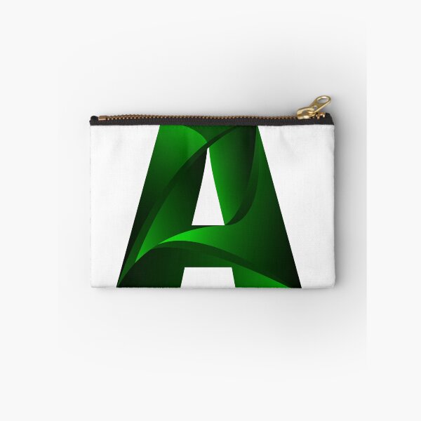 Item preview, Green letter A made of different shapes designed and sold by Bigrow.