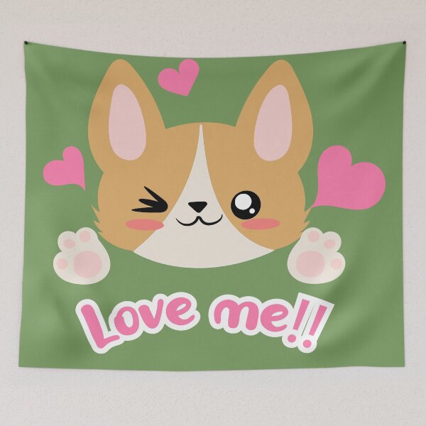 Item preview,  corgi dog love me designed and sold by yessebel.