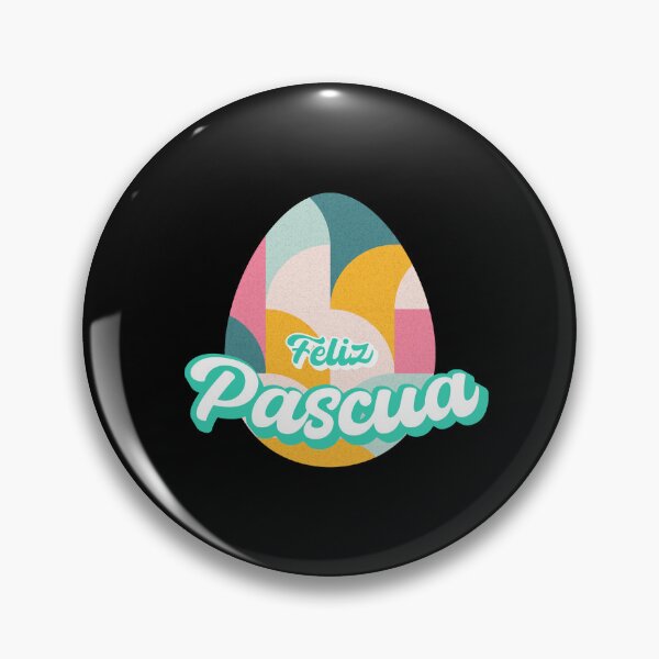 Item preview, Feliz Pascua Happy Easter Spanish text - easter egg - el huevo de Pascua designed and sold by ALLURE-minimal.