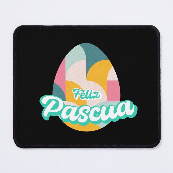 Item preview, Feliz Pascua Happy Easter Spanish text - easter egg - el huevo de Pascua designed and sold by ALLURE-minimal.