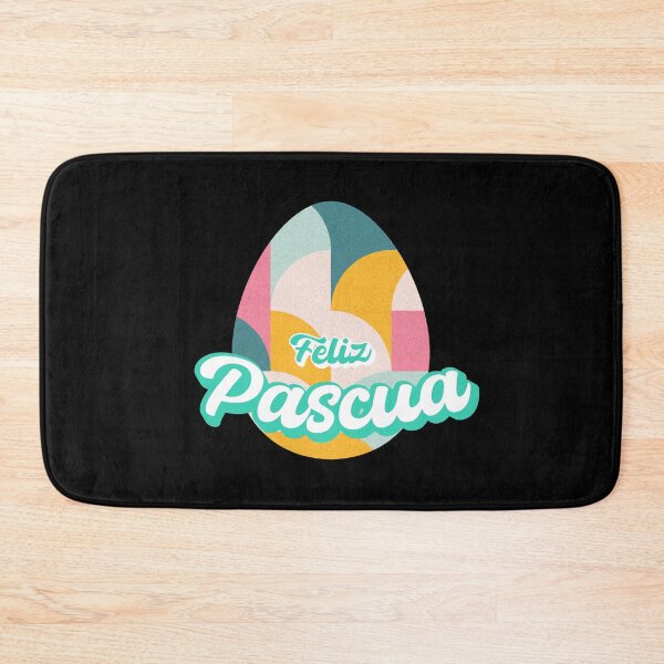 Item preview, Feliz Pascua Happy Easter Spanish text - easter egg - el huevo de Pascua designed and sold by ALLURE-minimal.
