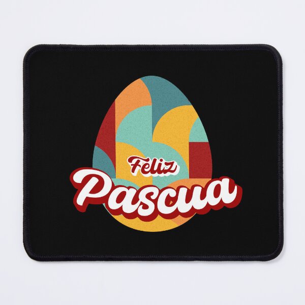 Item preview, Feliz Pascua Happy Easter Spanish text - easter egg - el huevo de Pascua designed and sold by ALLURE-minimal.