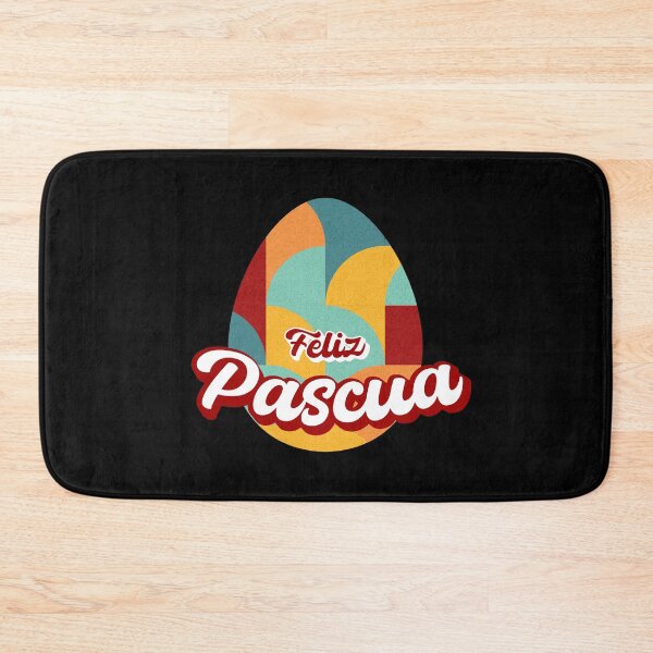 Item preview, Feliz Pascua Happy Easter Spanish text - easter egg - el huevo de Pascua designed and sold by ALLURE-minimal.